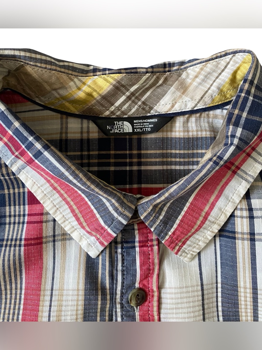 The North Face Ridgecrest Mens XXL Long Sleeve Plaid Button Up Shirt CEX8 - Picture 3 of 14